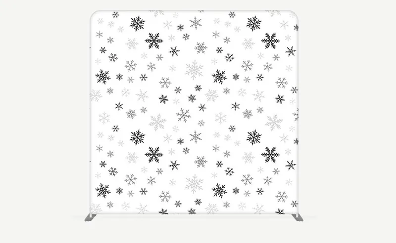 Flurry snowflake backdrop