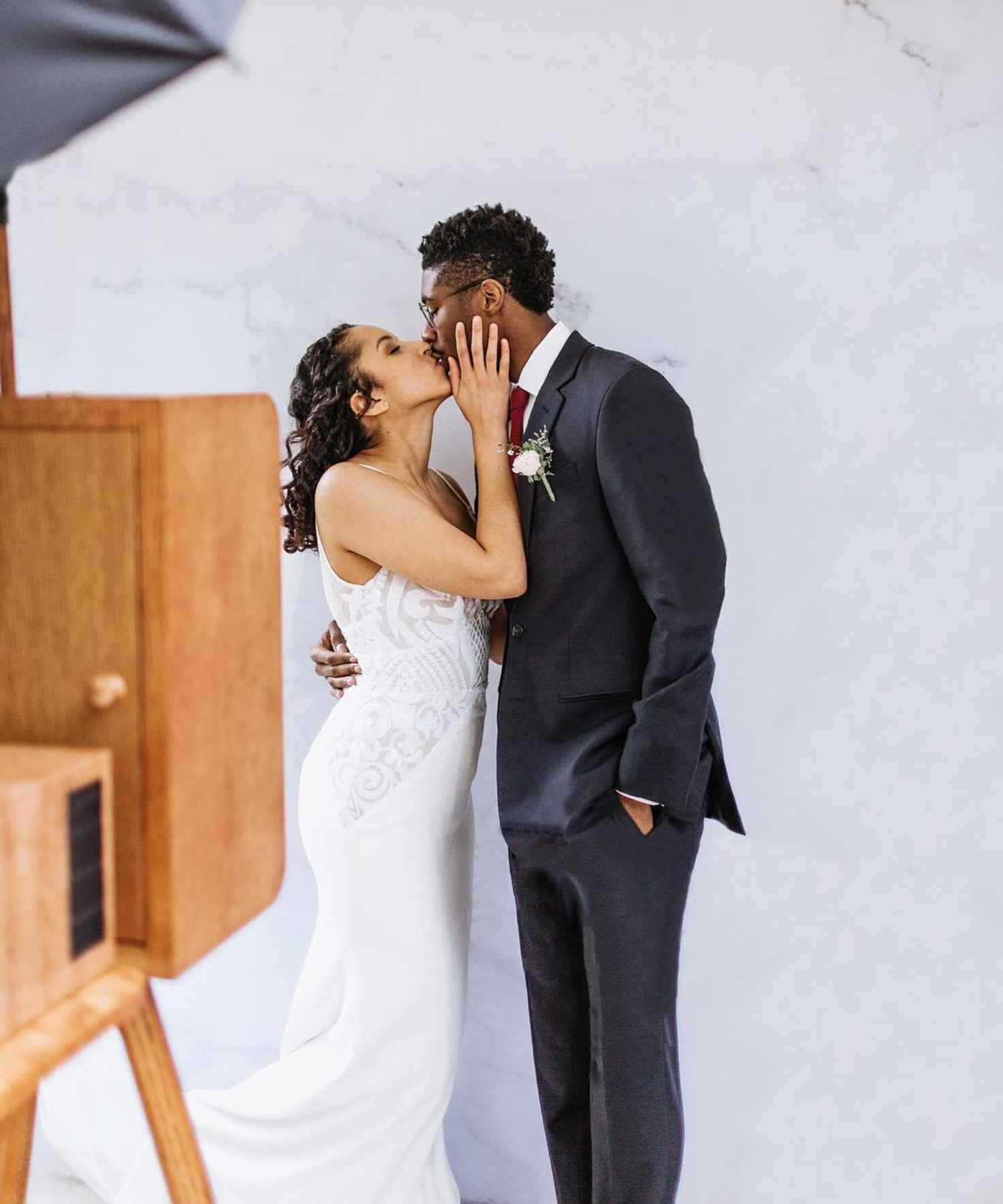 Wedding photo booth lifestyle shot