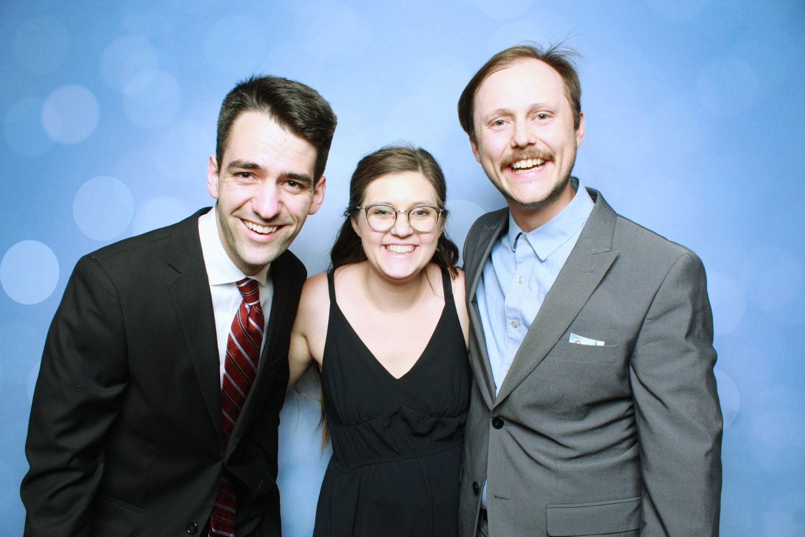 Guests enjoying a TBD Photo Booth at a Kent, WA event