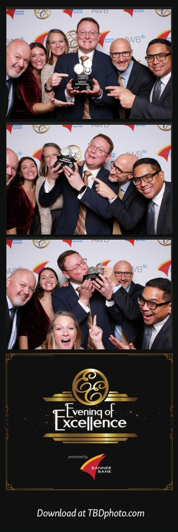 School prom photo booth print strip