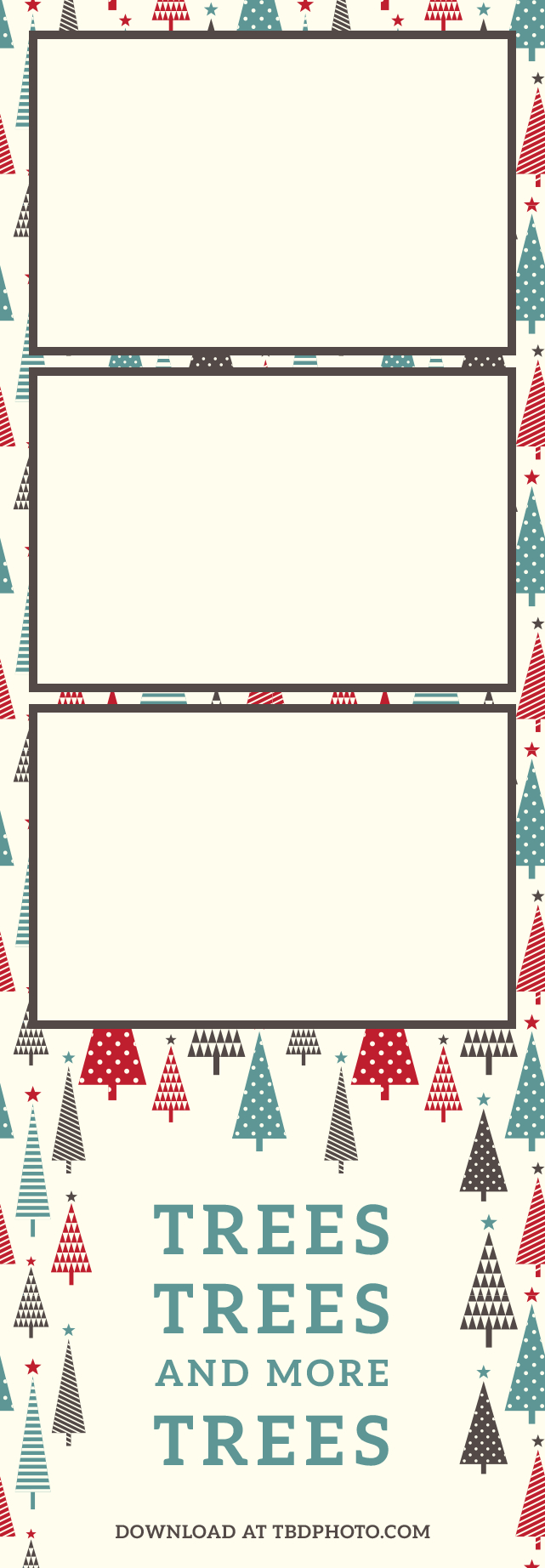 Trees And More Trees photo strip template