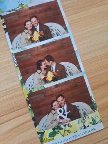 Photo strip from Chris's wedding
