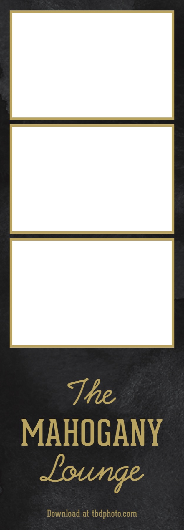 Mahogany photo strip template