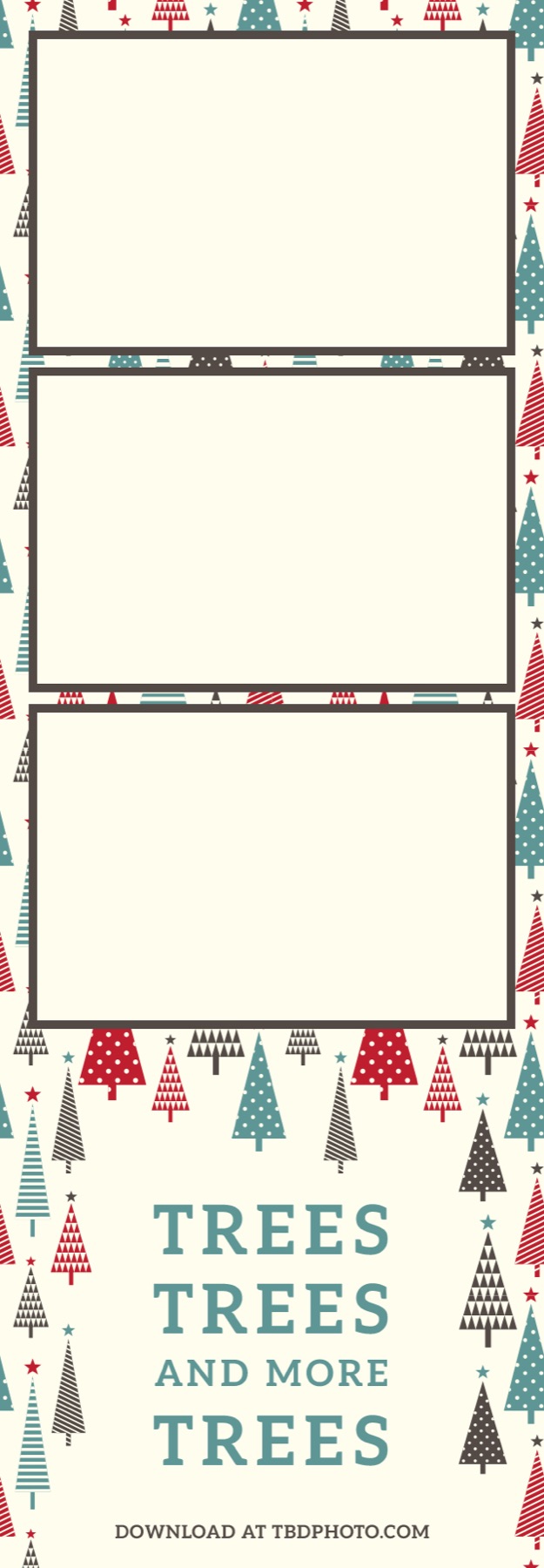 Trees And More Trees photo strip template