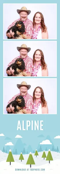 Alpine photo strip template