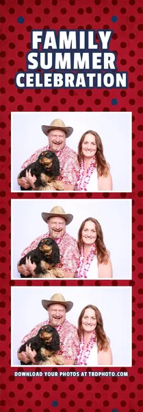 Americana photo strip template