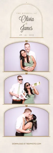 Arches photo strip template