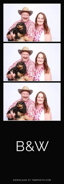 B&W photo strip template