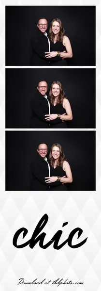 Chic photo strip template