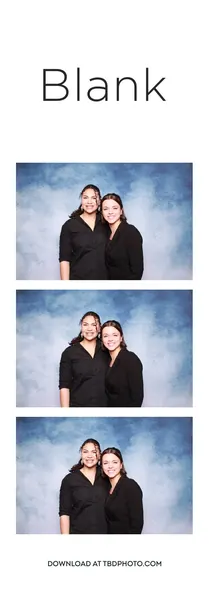 Clean photo strip template