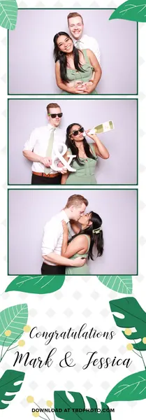 Flora photo strip template