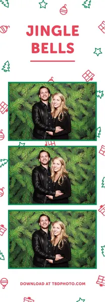 Jingle Bells photo strip template