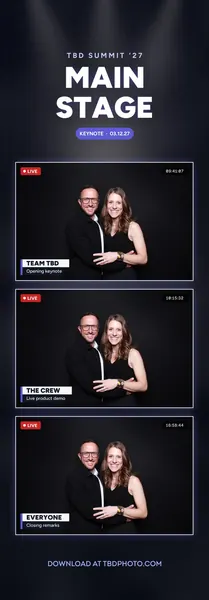 Main Stage photo strip template