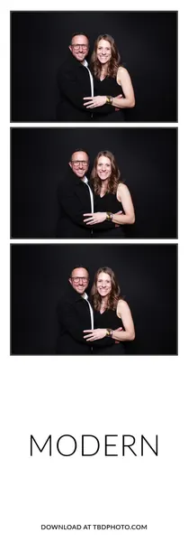 Modern photo strip template