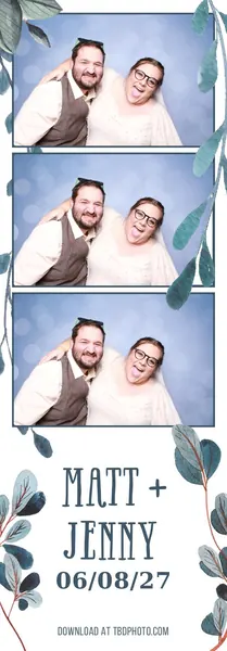 Rustic photo strip template