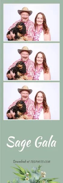 Sage photo strip template