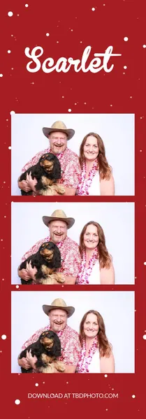 Scarlet photo strip template