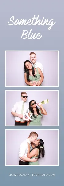 Something Blue photo strip template