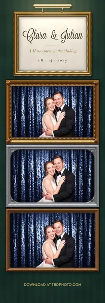 The Gallery photo strip template