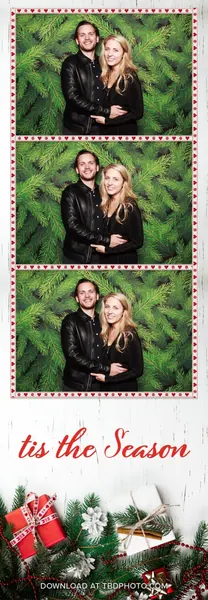 Tis The Season photo strip template